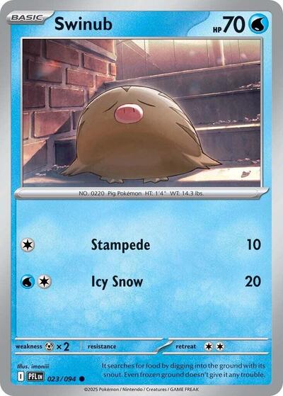 PFL: Swinub (Reverse Holofoil)