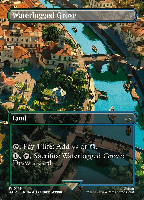 ACR: Waterlogged Grove (Borderless) (Foil)