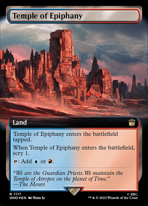 WHO: Temple of Epiphany (Extended Art) (Surge Foil)