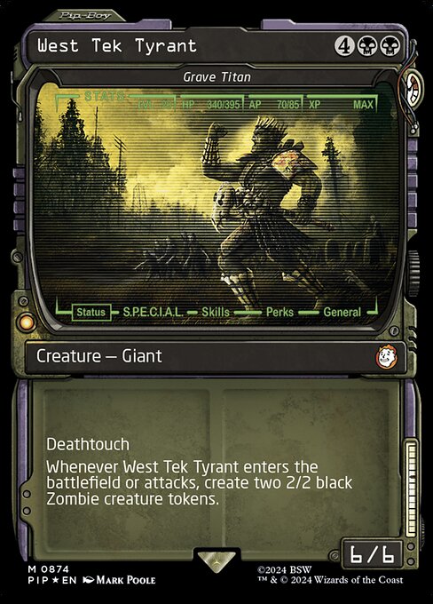 PIP: West Tek Tyrant - Grave Titan (Showcase) (Surge Foil)