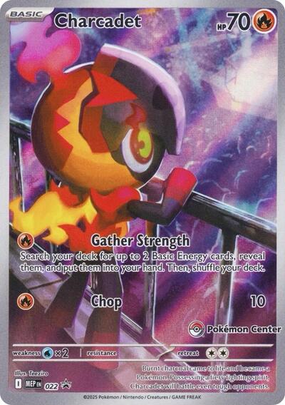 MEP: Charcadet - 022 (Pokemon Center Exclusive) (Holofoil)