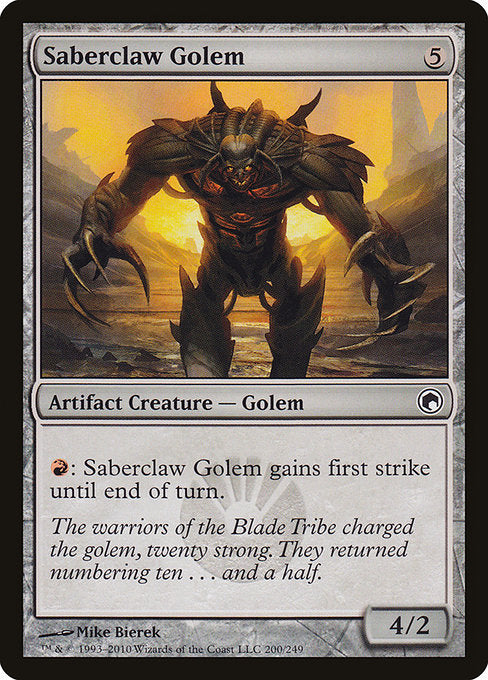 SOM: Saberclaw Golem