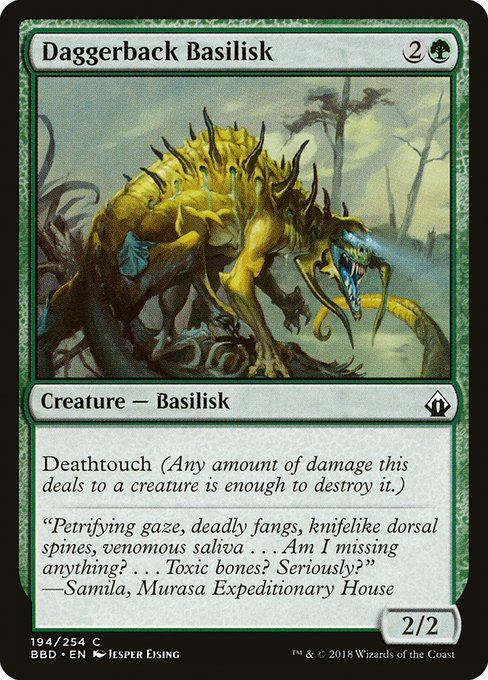 BBD: Daggerback Basilisk