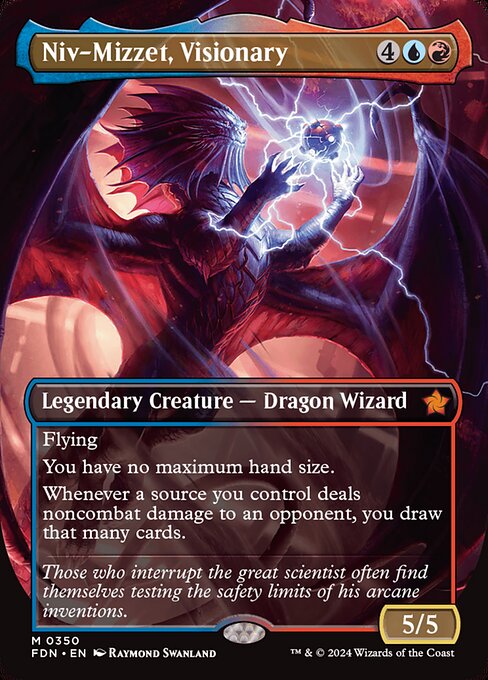 FDN: Niv-Mizzet, Visionary (Borderless) (Foil)