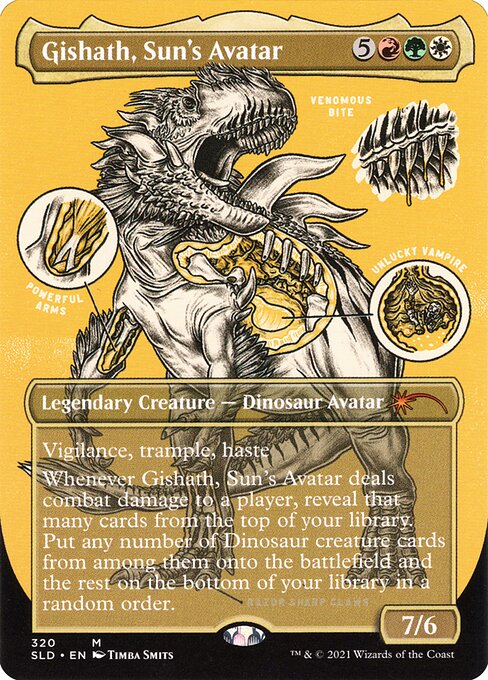 SLD: Gishath, Sun's Avatar (Foil Etched)