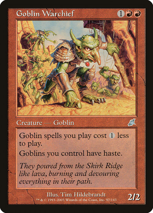 SCG: Goblin Warchief (Foil)