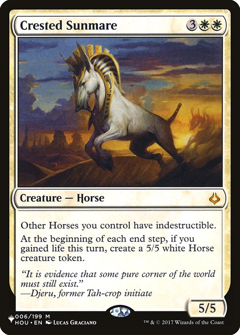 PLST: Crested Sunmare
