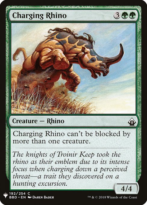 PLST: Charging Rhino