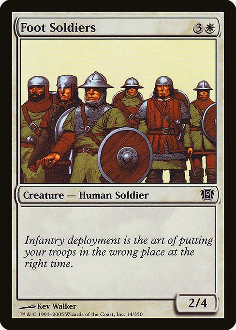 9ED: Foot Soldiers (Foil)