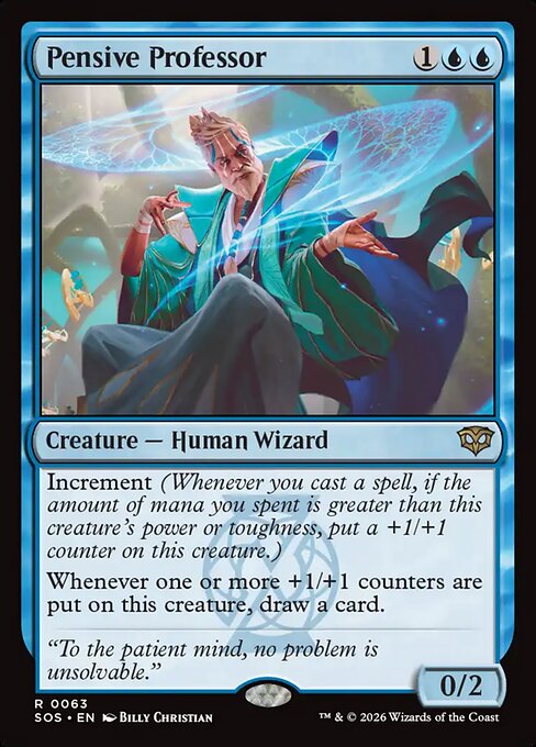 SOS: Pensive Professor