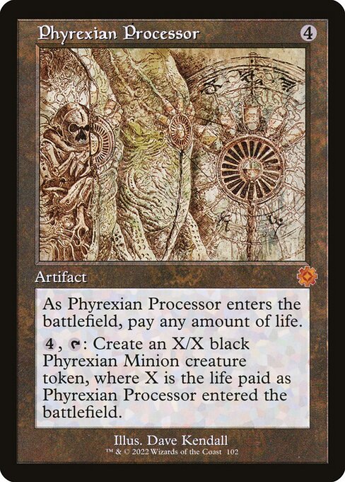 BRR: Phyrexian Processor (Schematic) (Foil)