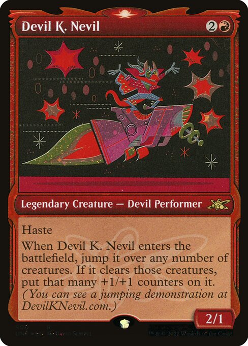 UNF: Devil K. Nevil (Showcase) (Galaxy Foil)