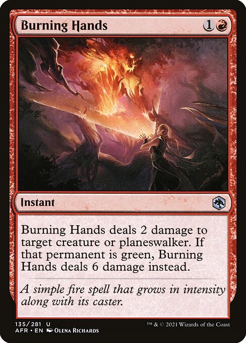 AFR: Burning Hands (Foil)