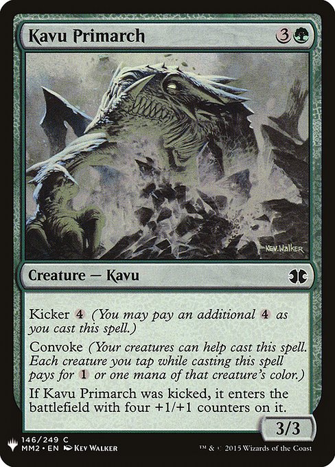 PLST: Kavu Primarch
