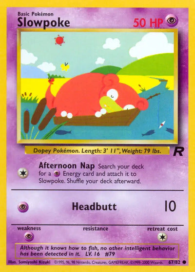 Slowpoke 67/82 Unlimited Team Rocket