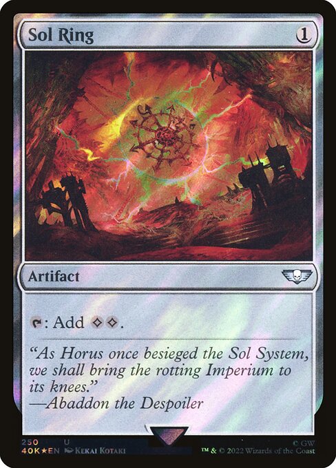 40K: Sol Ring (250) (Surge Foil)