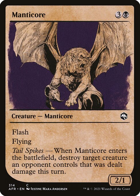 AFR: Manticore (Showcase) (Foil)