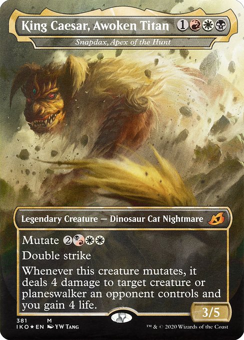 IKO: King Caesar, Awoken Titan - Snapdax, Apex of the Hunt (Foil)