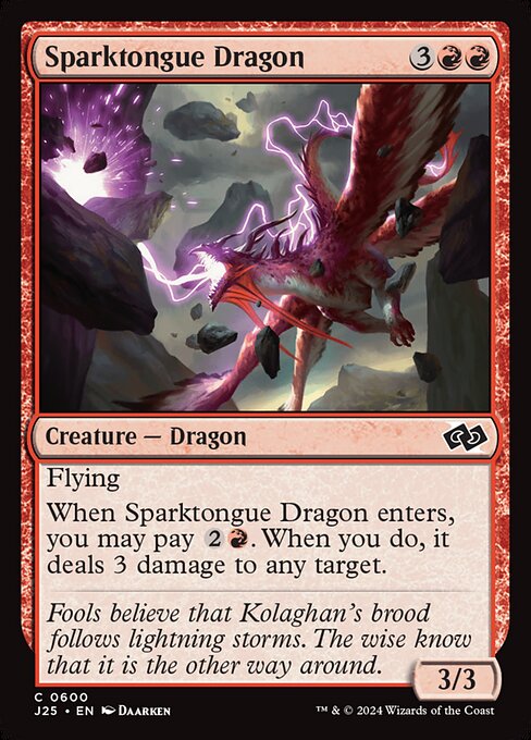 J25: Sparktongue Dragon