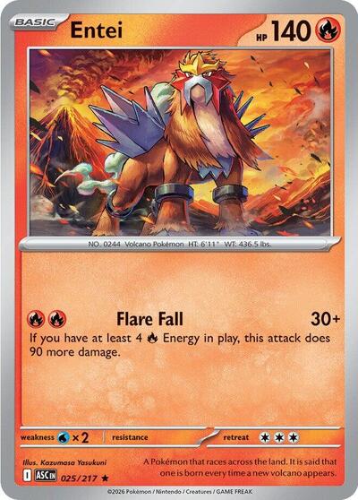 ASC: Entei (Holofoil)