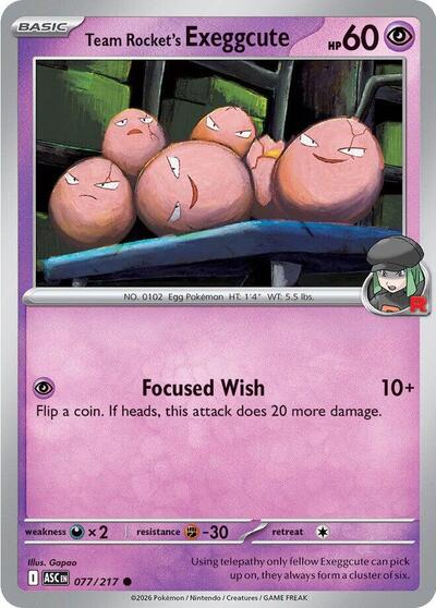 ASC: Team Rocket's  exeggcute