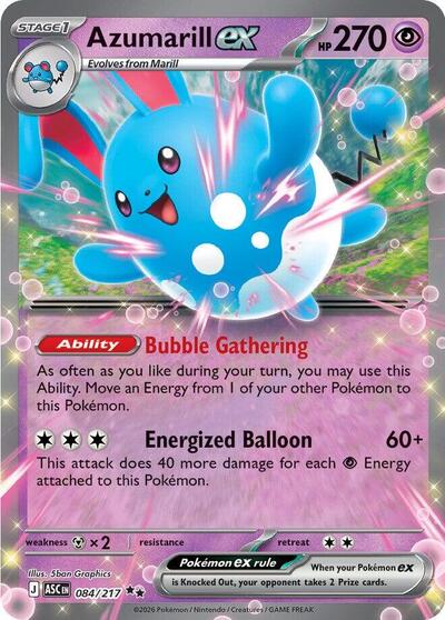 ASC: Azumarill ex (Holofoil)