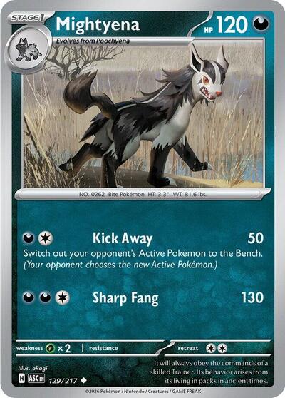ASC: Mightyena - 129/217
