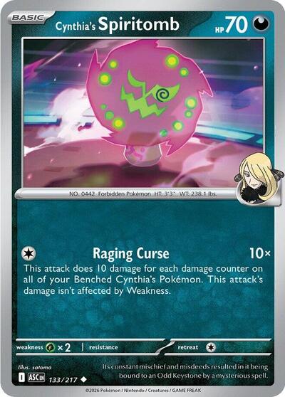 ASC: Cynthia's Spiritomb - 133/217