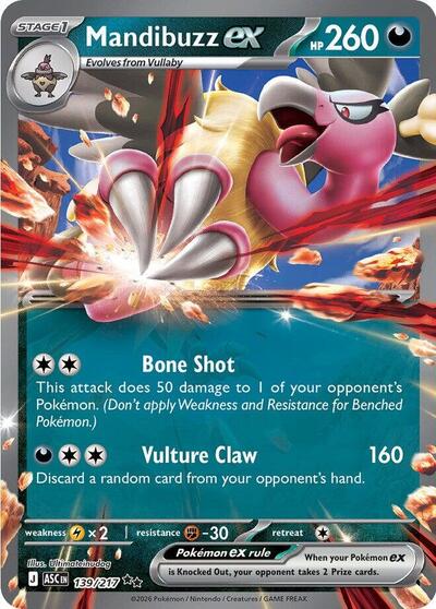 ASC: Mandibuzz ex (Holofoil)