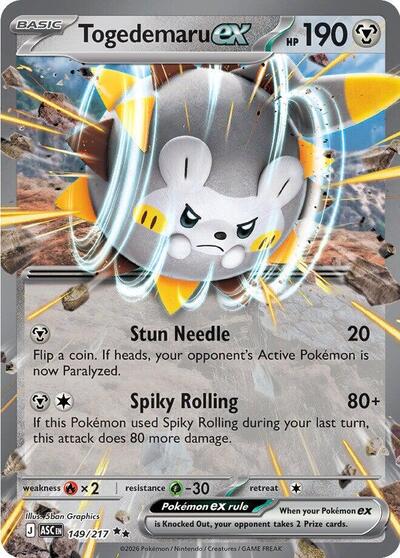 ASC: Togedemaru ex (Holofoil)