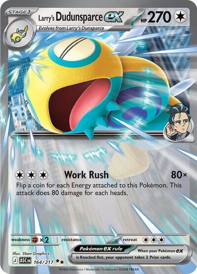 ASC: Larry's Dudunsparce ex (Holofoil)