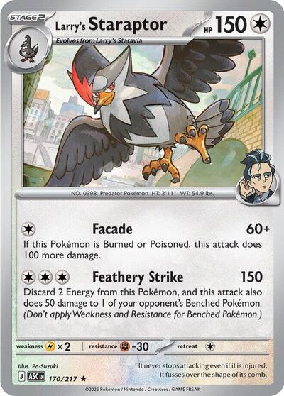 ASC: Larry's Staraptor - 170/217 (Holofoil)