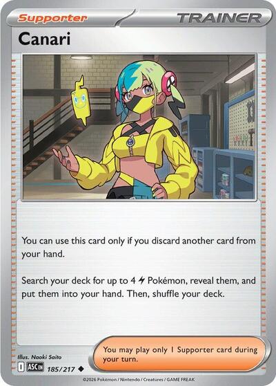 ASC: Canari - 185/217 (Reverse Holofoil)