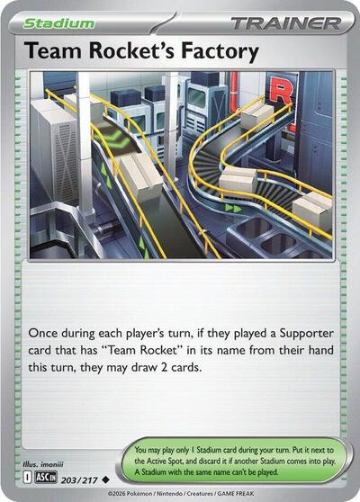 ASC: Team Rocket's Factory (Reverse Holofoil)