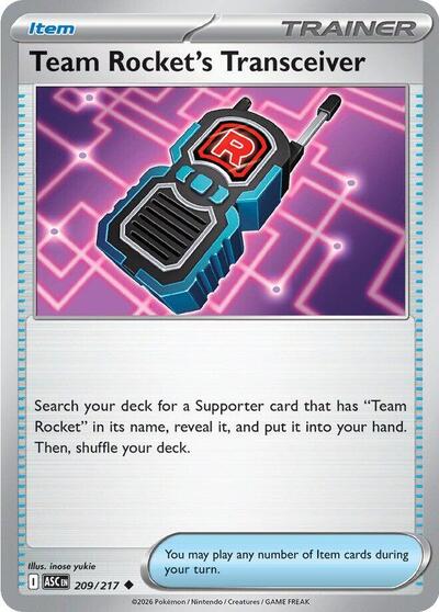 ASC: Team Rocket's Transceiver - 209/217 (Reverse Holofoil)