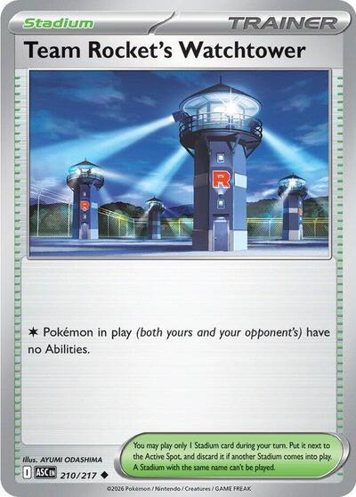 ASC: Team Rocket's Watchtower (Reverse Holofoil)