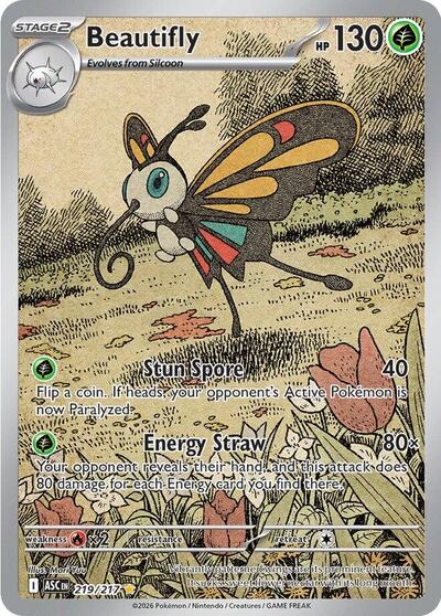 ASC: Beautifly - 219/217 (Holofoil)
