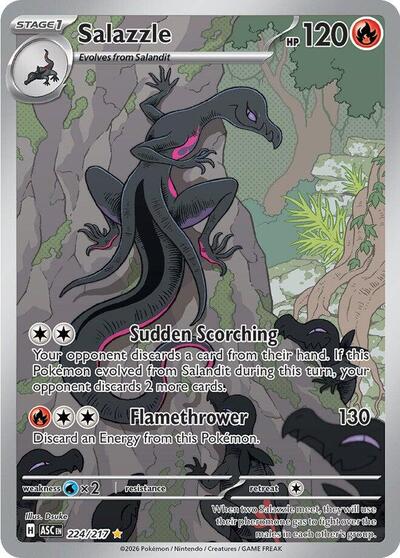 ASC: Salazzle - 224/217 (Holofoil)