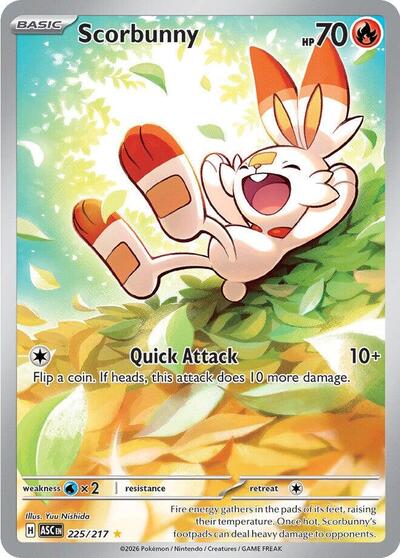 ASC: Scorbunny - 225/217 (Holofoil)