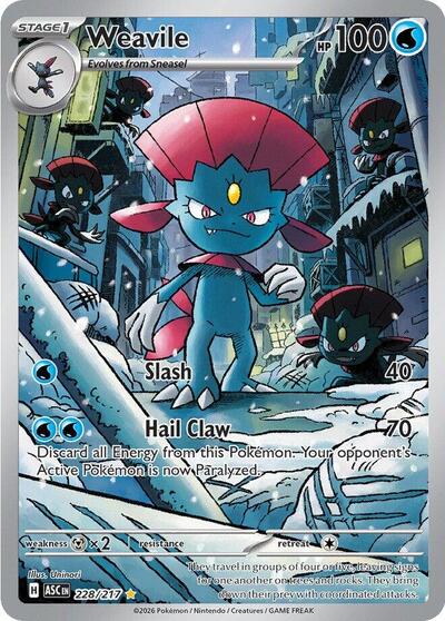 ASC: Weavile - 228/217 (Holofoil)