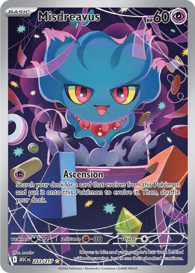 ASC: Misdreavus - 233/217 (Holofoil)
