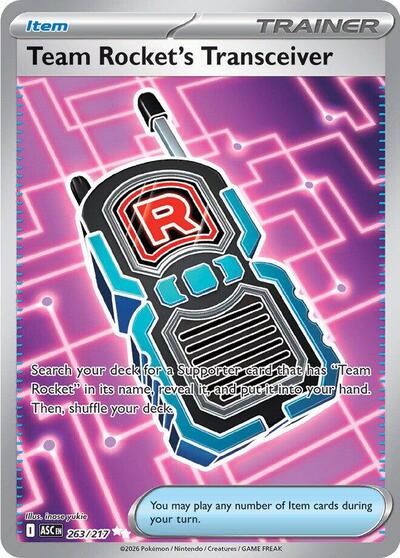 ASC: Team Rocket's Transceiver - 263/217 (Holofoil)