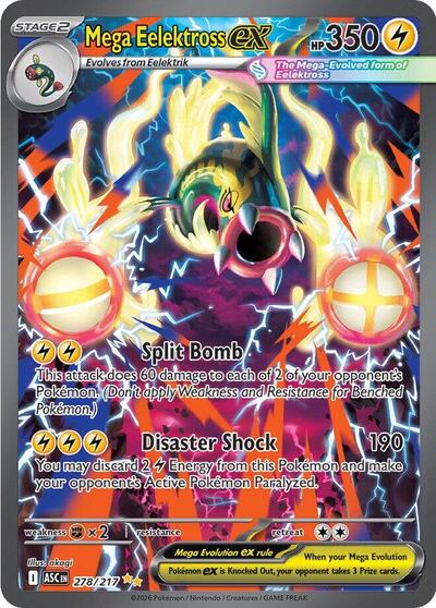 ASC: Mega Eelektross ex - 278/217 (Holofoil)