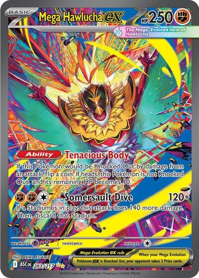 ASC: Mega Hawlucha ex - 283/217 (Holofoil)