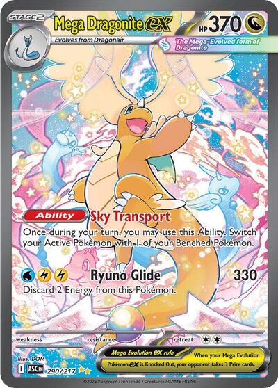 ASC: Mega Dragonite ex - 290/217 (Holofoil)