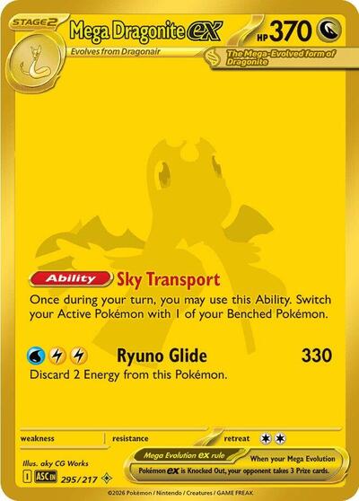 ASC: Mega Dragonite ex - 295/217 (Holofoil)