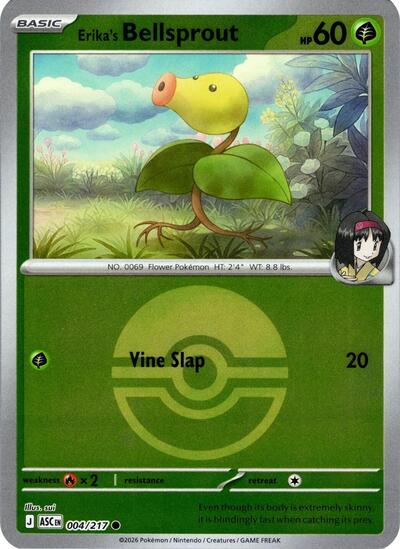 ASC: Erika's Bellsprout (Poke Ball) (Reverse Holofoil)