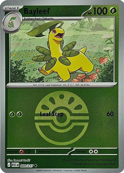ASC: Bayleef (Friend Ball) (Reverse Holofoil)