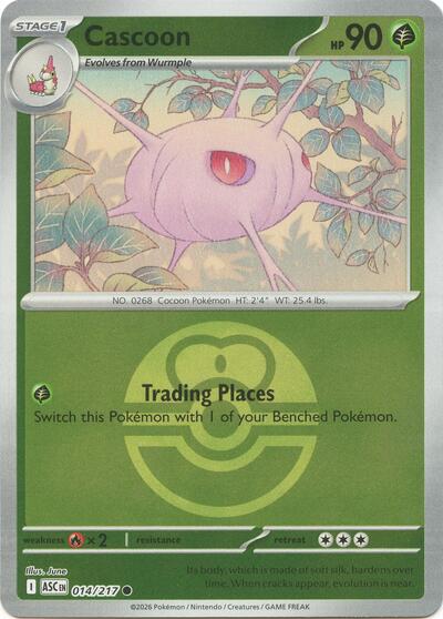 ASC: Cascoon (Love Ball) (Reverse Holofoil)