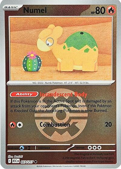 ASC: Numel - 027/217 (Quick Ball) (Reverse Holofoil)